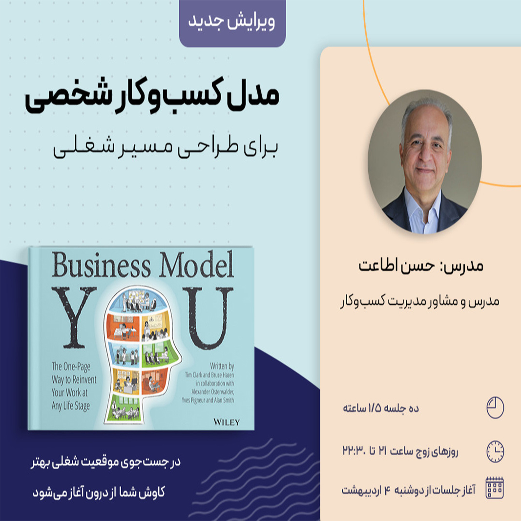 دوره تخصصی مدل کسب و کار شخصی برای طراحی مسیر شغلی
